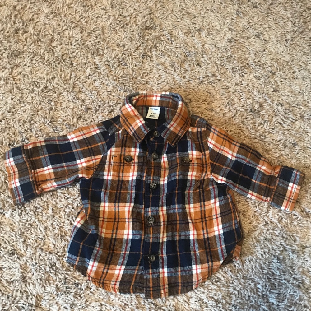 Plaid button up shirt